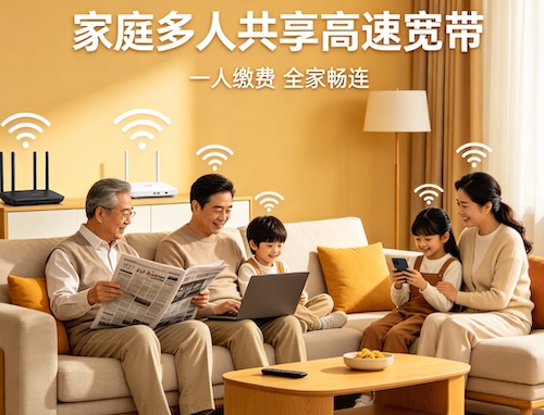 联通宽带家庭使用场景